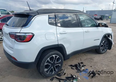 2024 Jeep Compass Limited из США, поврежденный, VIN 3C4NJDCNXRT608626